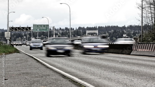 Wallpaper Mural Seattle Highway 520 Traffic Time Lapse Torontodigital.ca