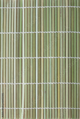 Fragment of bamboo mat