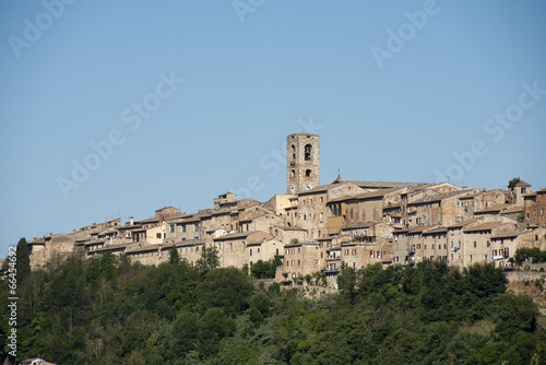 Cityscape of Colle Valdelsa  Tuscany  
