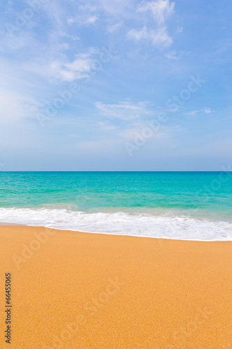 Beach and tropical sea