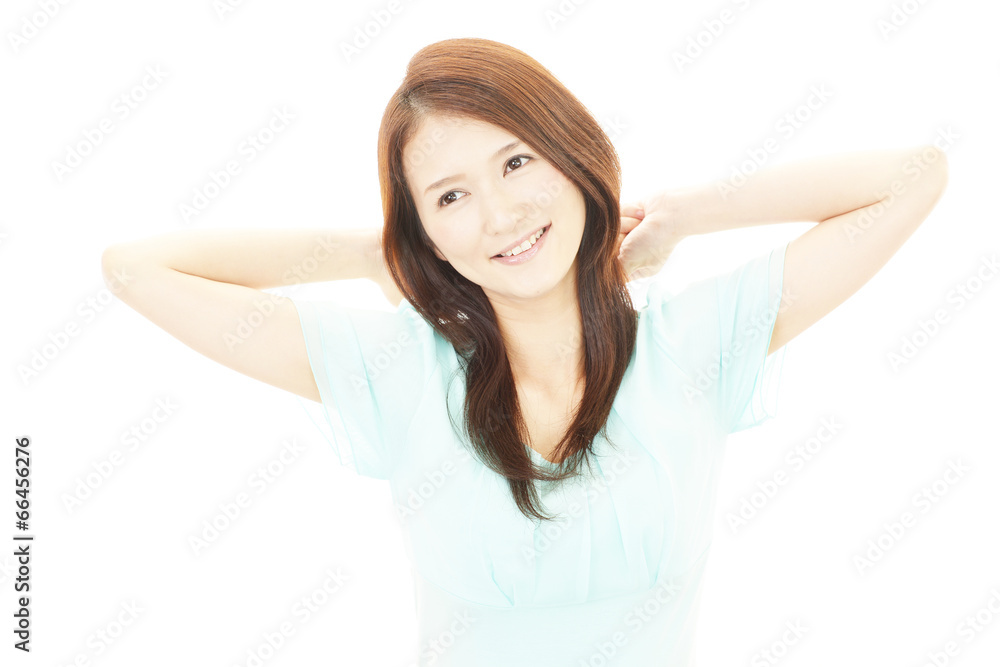 リラックスする女性