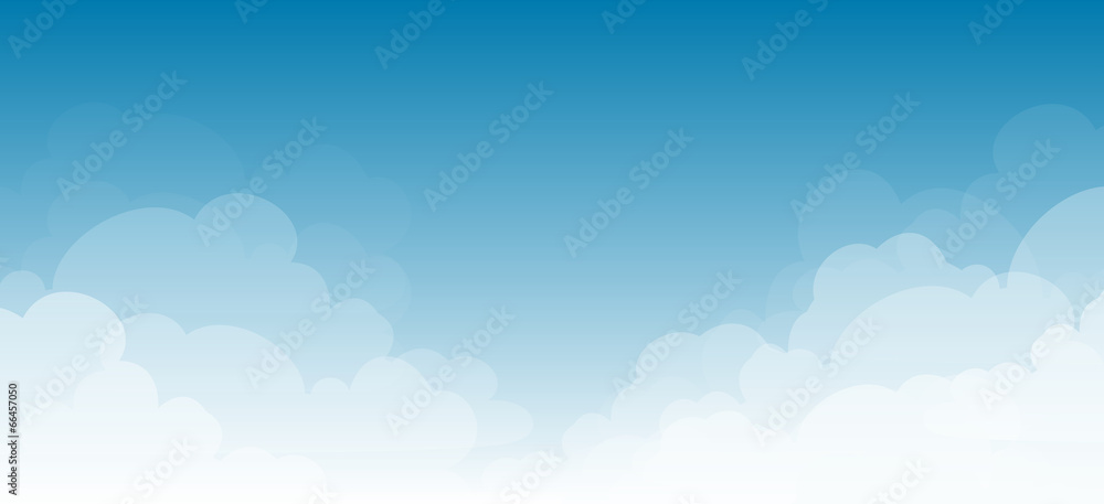 abstract white cloud on bluesky
