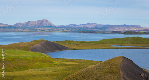 beautiful vibrant summer landscape of famous place tourist icela photo