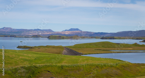 beautiful vibrant summer landscape of famous place tourist icela