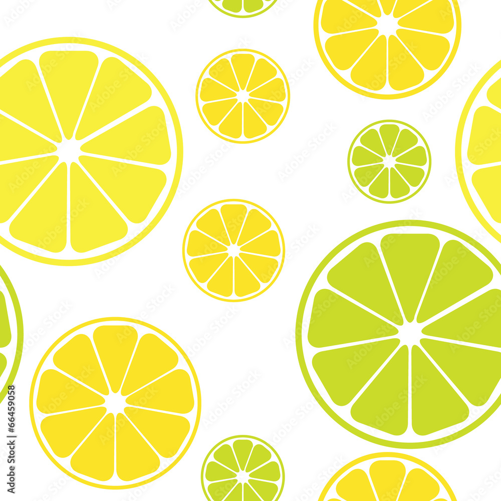 Vector seamless pattern with lemons white background.. Vector seamless pattern with lemons white background..