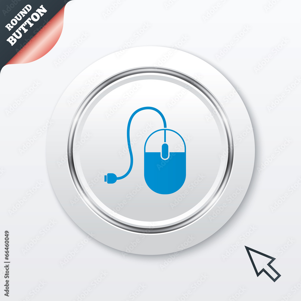 Computer mouse sign icon. Optical with wheel. Computer mouse sign icon. Optical with wheel.