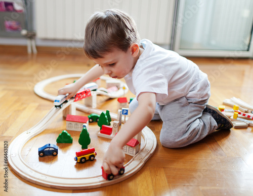 Trains are boys best friends