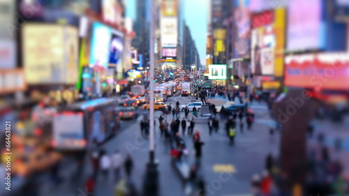 Times Square Time Lapse Tilt Shift