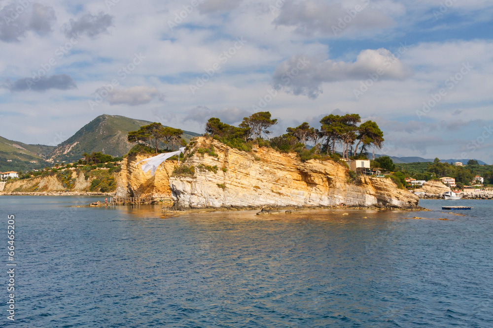 Agios Sostis, small island in Greece, Zakynthos
