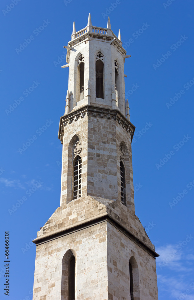 San Agustin Church Bell Tower in Valencia