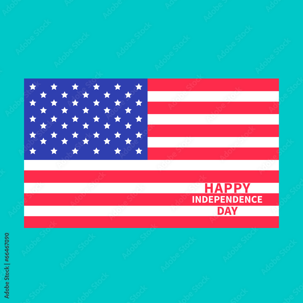 Flag Independence day 4th of July. Center Flag Independence day 4th of July. Center