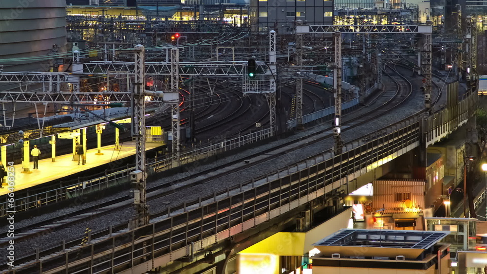 Tokyo Train Station Time Lapse Tokyo Train Station Time Lapse