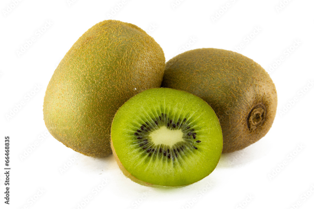 Juicy kiwi fruit isolated on white background Juicy kiwi fruit isolated on white background