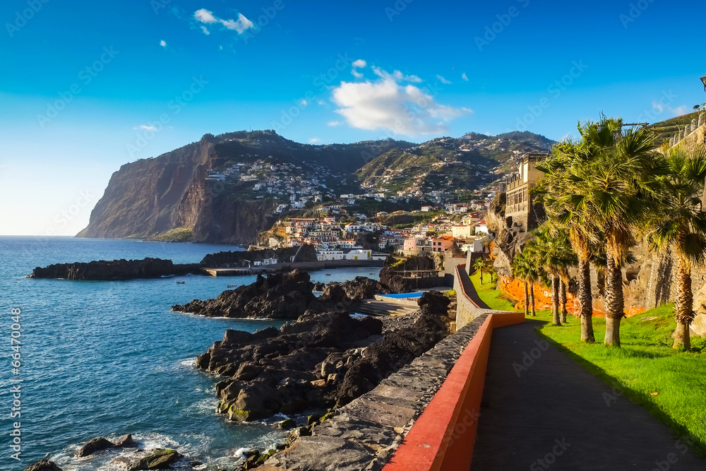 Fotografie Madeira pobřežní pohled, při pohledu na jihu-centrální