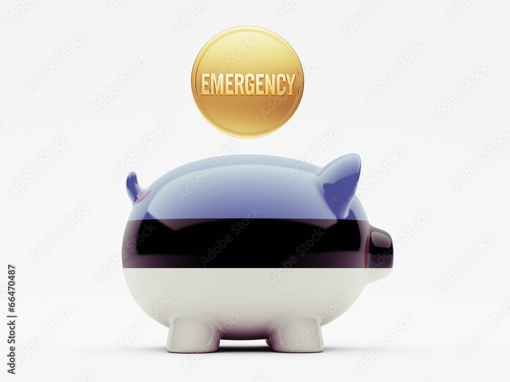 Estonia Emergency Concept