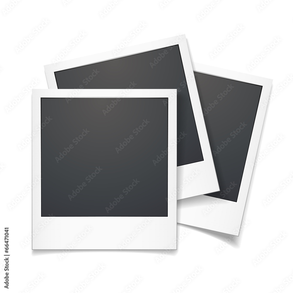 3d vector polaroid photo frame 3d vector polaroid photo frame