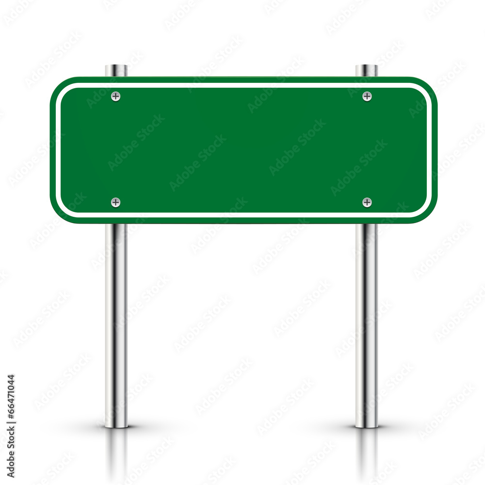 3d vector blank green traffic road sign 3d vector blank green traffic road sign