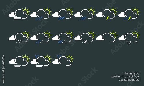 weather icon set 09