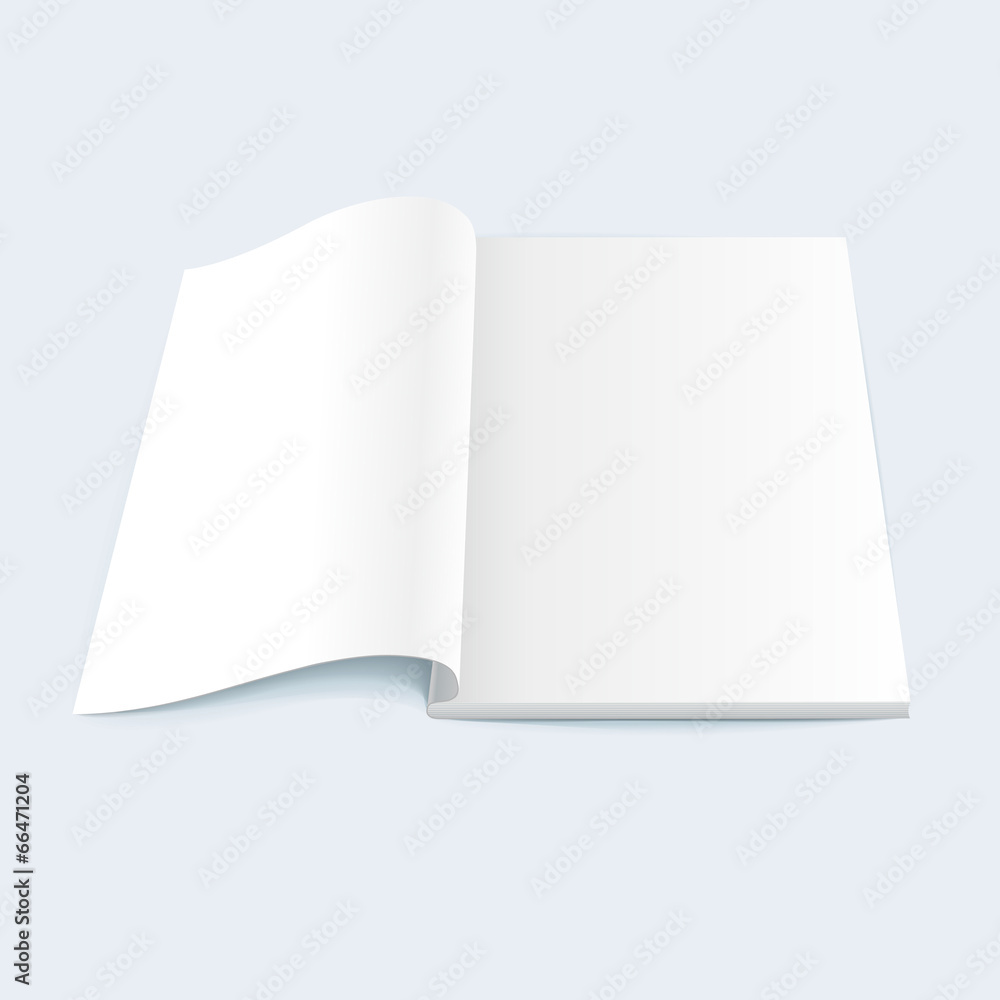 vector illustration of blank magazine vector illustration of blank magazine