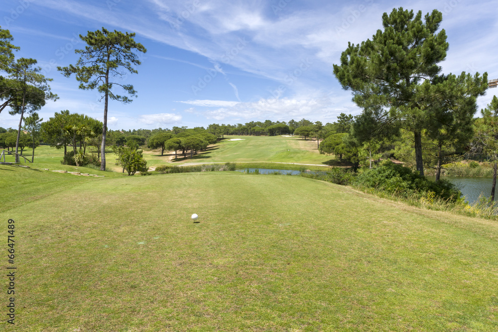 Golf course on south of Portugal