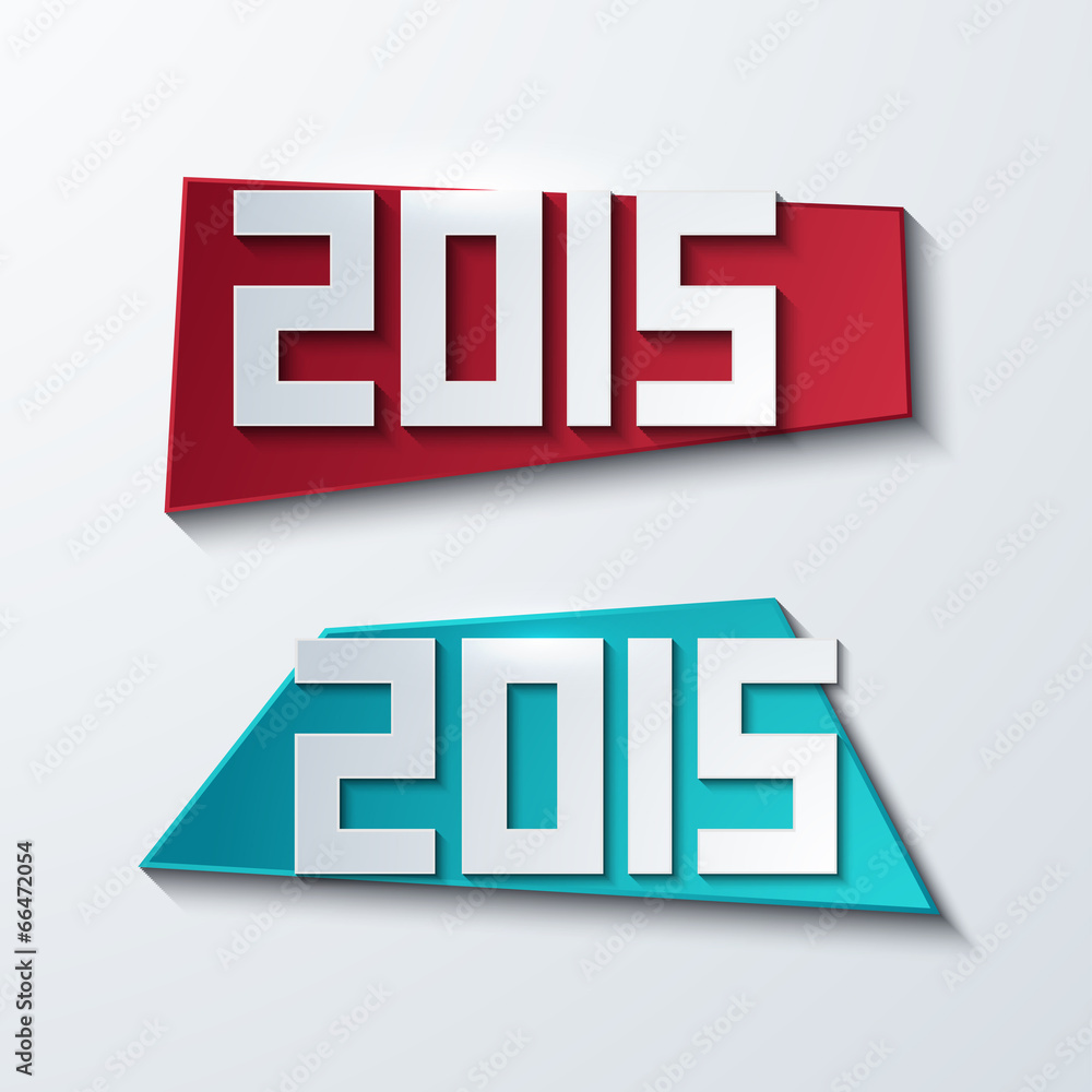 Vector modern 2015 banners. new year background. Vector modern 2015 banners. new year background.