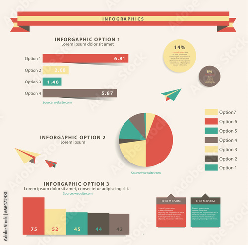 Infographics. Editable diagrams