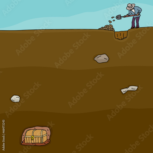 Treasure Hunter Digging