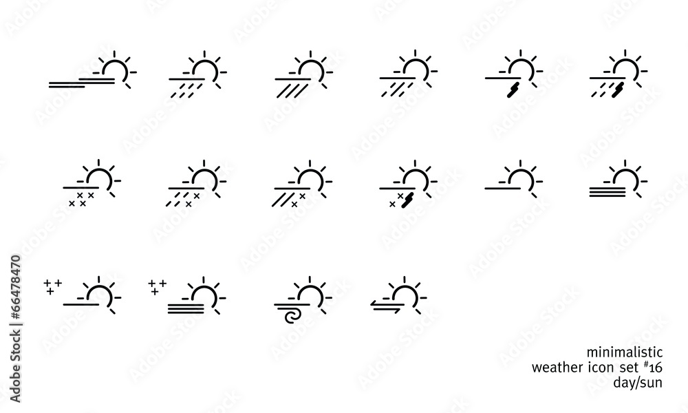 weather icon set 16 weather icon set 16