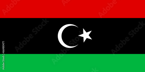 Flag of Libya photo