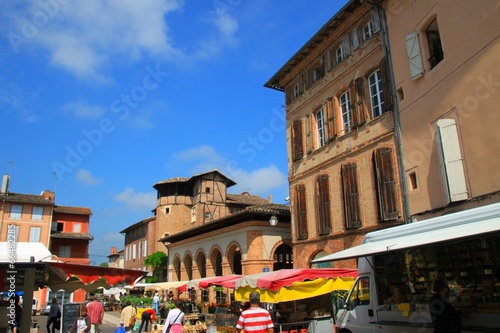 Marché à Gaillac, Tarn