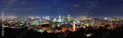 Wallpaper Mural Montreal at dusk panorama Torontodigital.ca