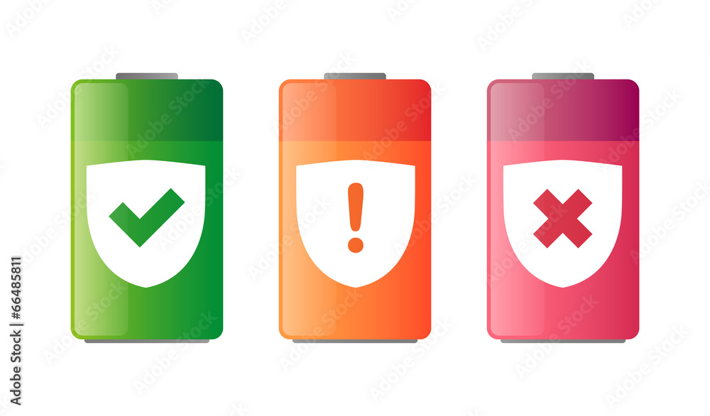 Battery icon set Battery icon set