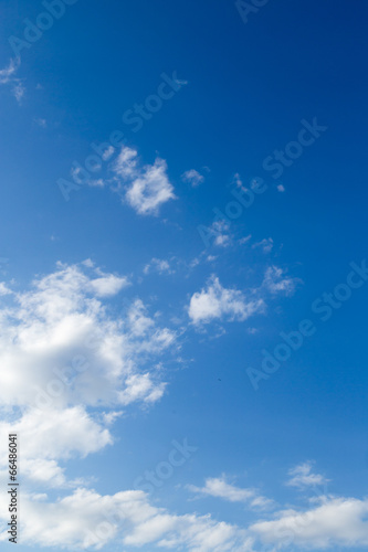 Photography beautiful clouds in the blue sky