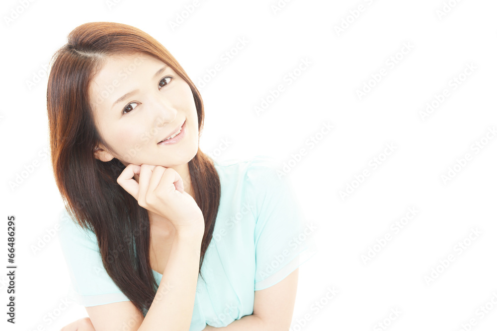 笑顔の女性 笑顔の女性