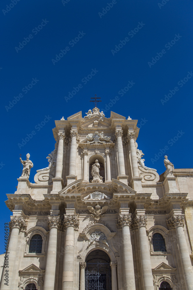 Syracuse cathedral in Sicily, Italy