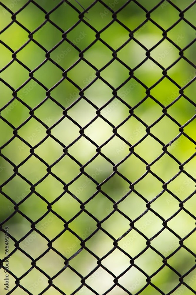 iron hain fence with background iron hain fence with background