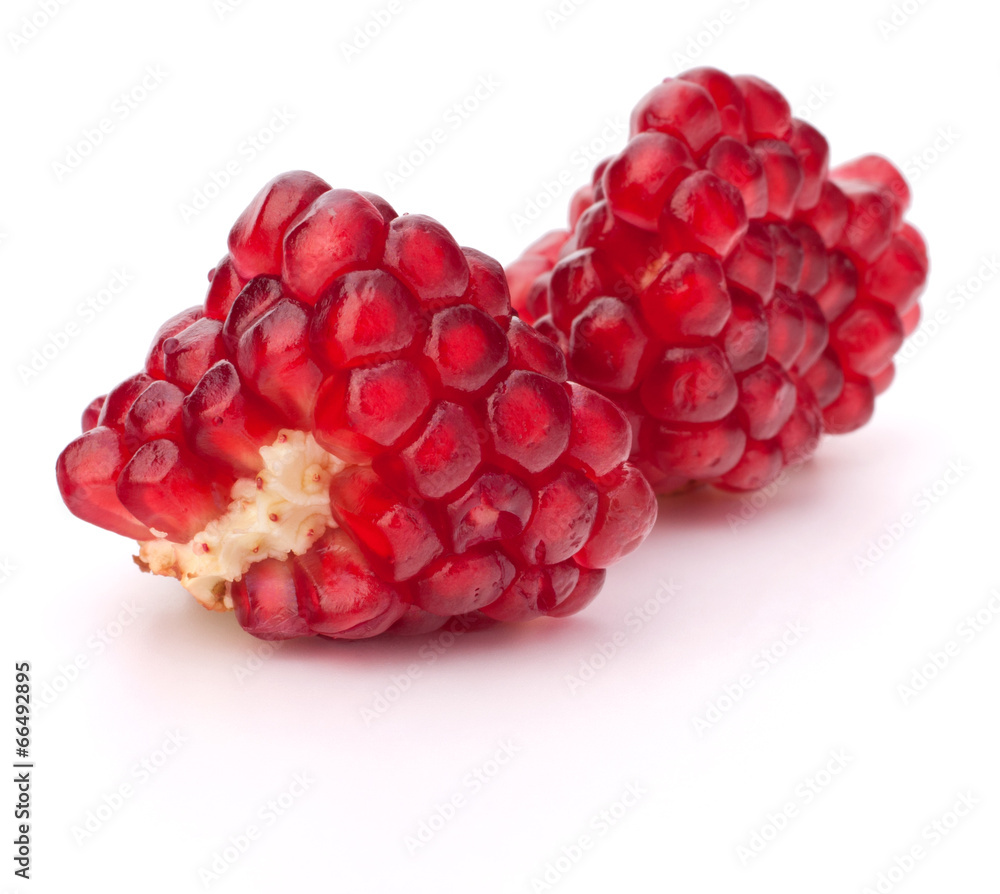 Broken pomegranate segment Broken pomegranate segment