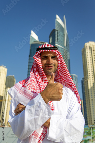 Portrait of the young arabi...