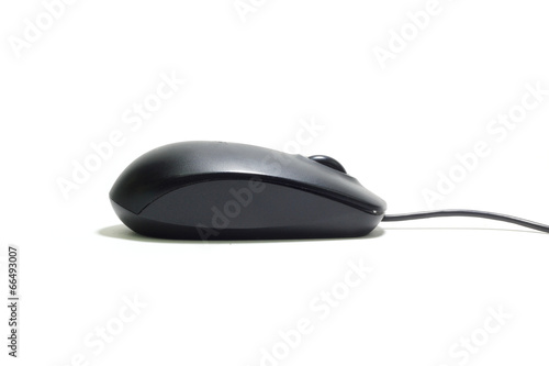 isolated white background. computer mouse