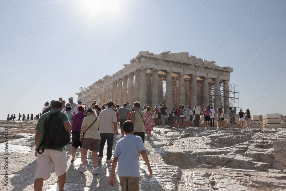 Fototapeta premium Ancient Ruins Of The Acropolis