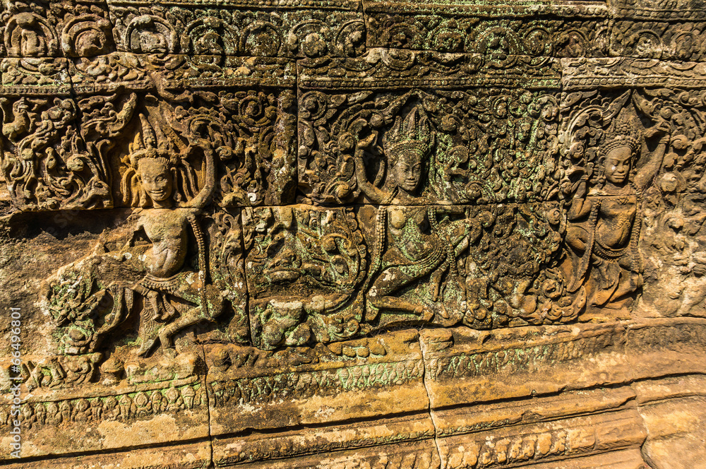 Khmer Wall Carvings