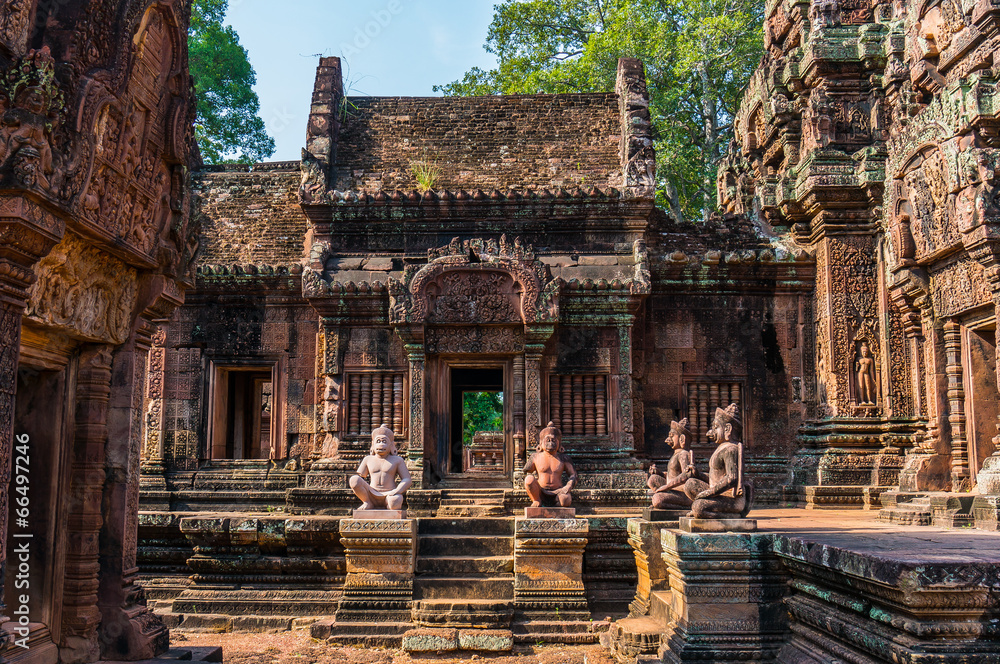 Naklejka premium Banteay Srei Sanctuary in Siem Reap, Cambodia