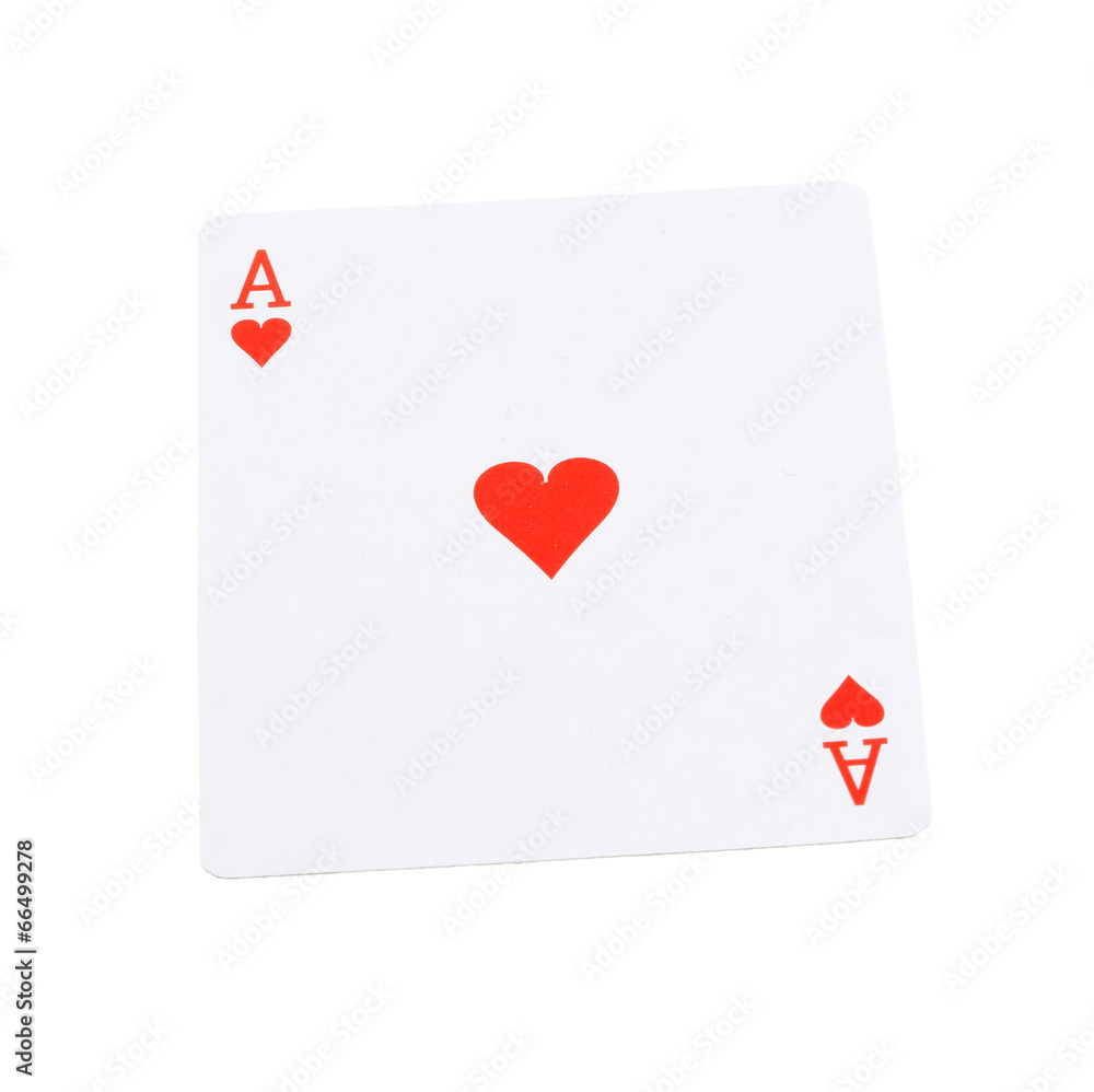 Obraz premium Ace of hearts