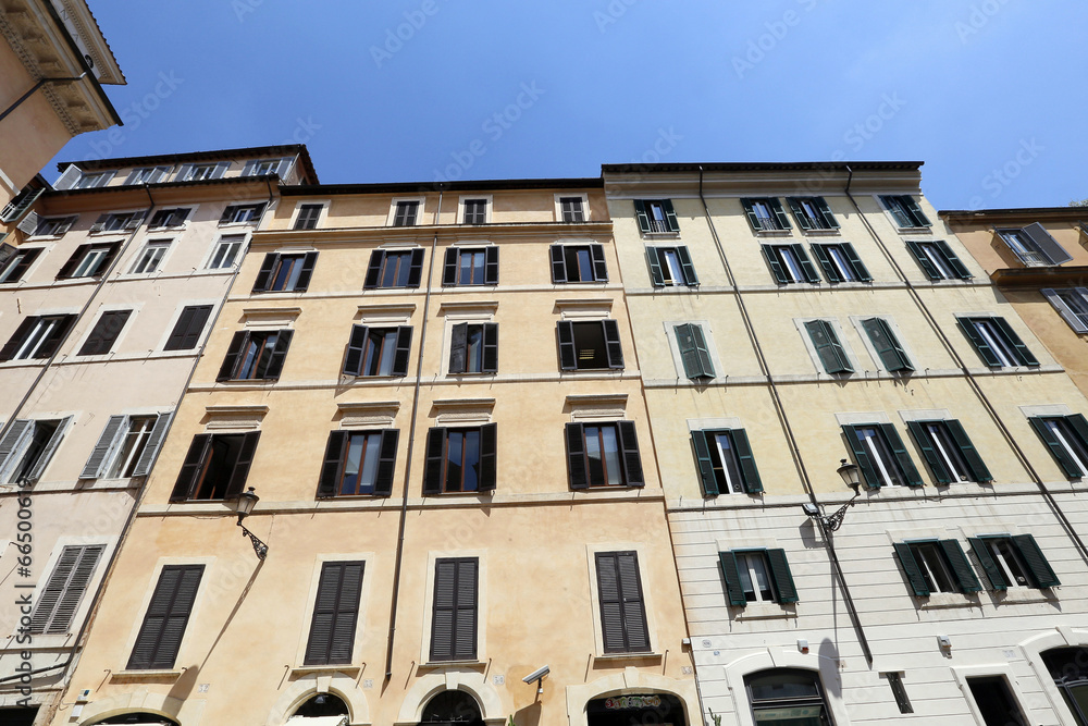 facade, rome, italy