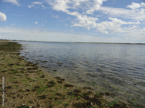 Petite mer de Gâvres vue de Riantec (Morbihan)