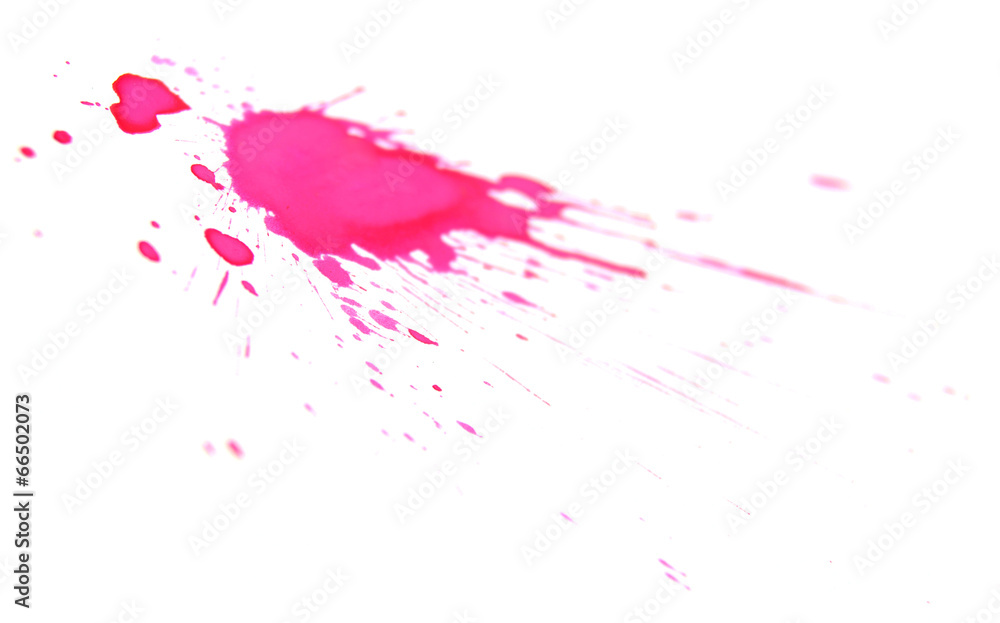 Pink stains. Pink stains.