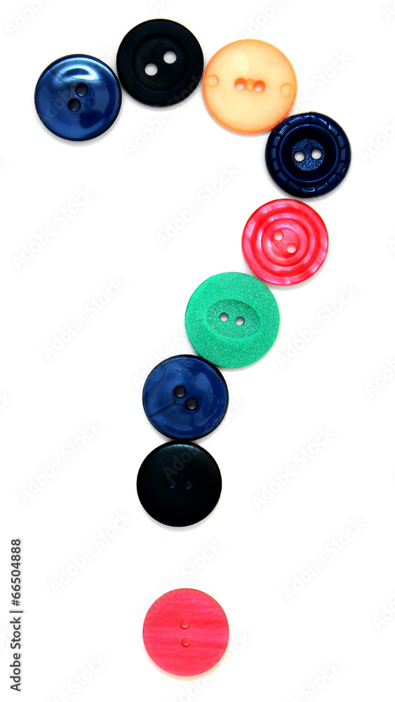 Buttons for sewing.