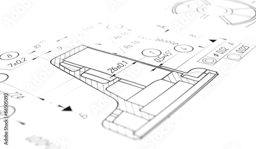 Quadro su tela The drawing.