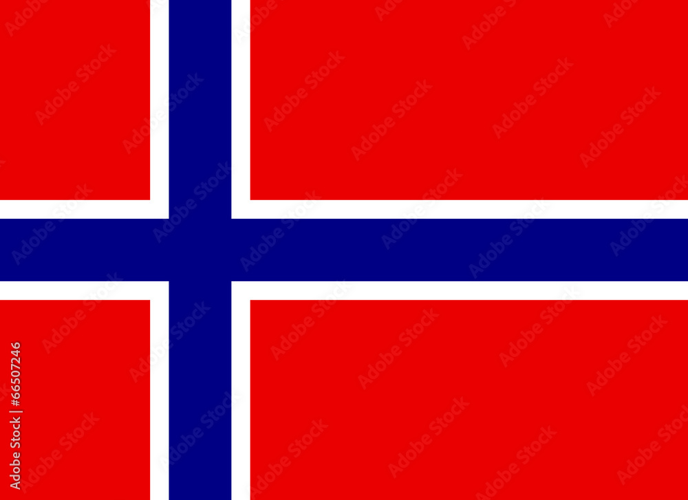 Naklejka premium Flag of Norway