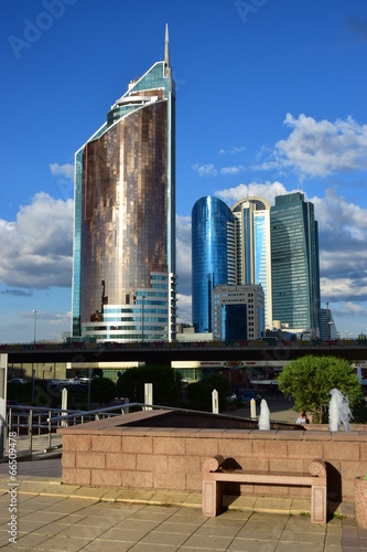 A street view in Astana, Kazakhstan